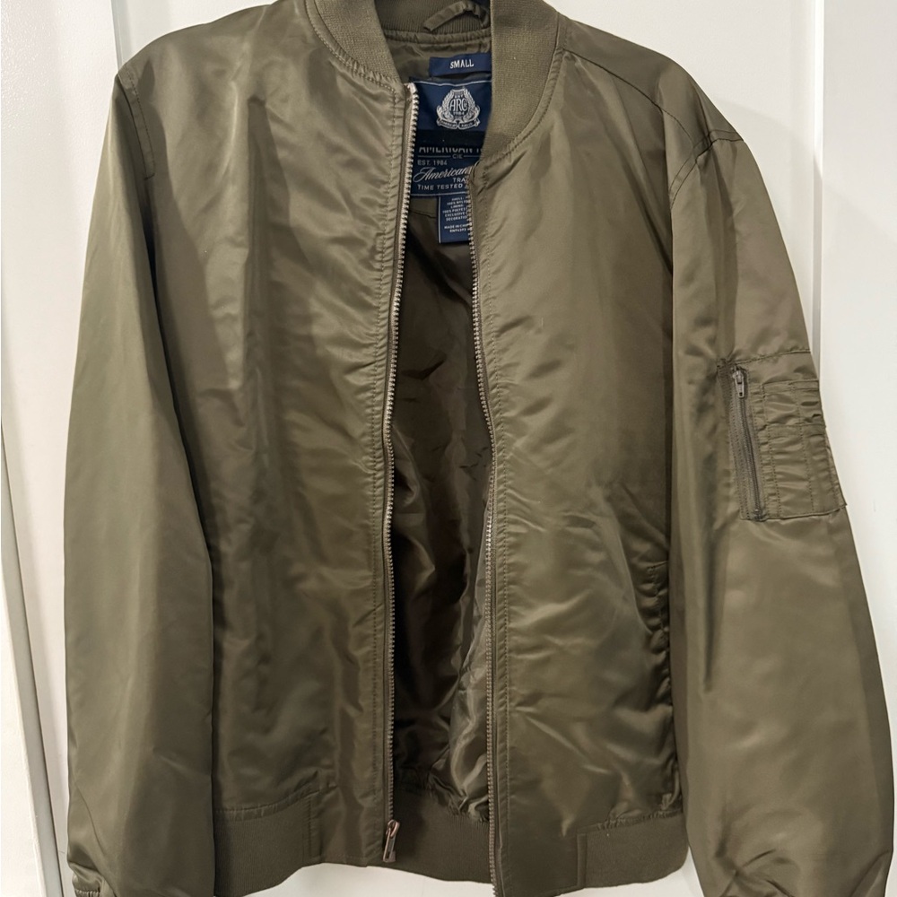 American Rag Khaki Bomber Jacket